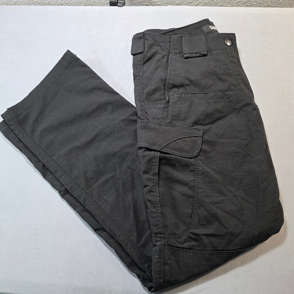5.11 Tactical Women Black Ripstop Cargo Pants Size 6 Regular Workwear Utility